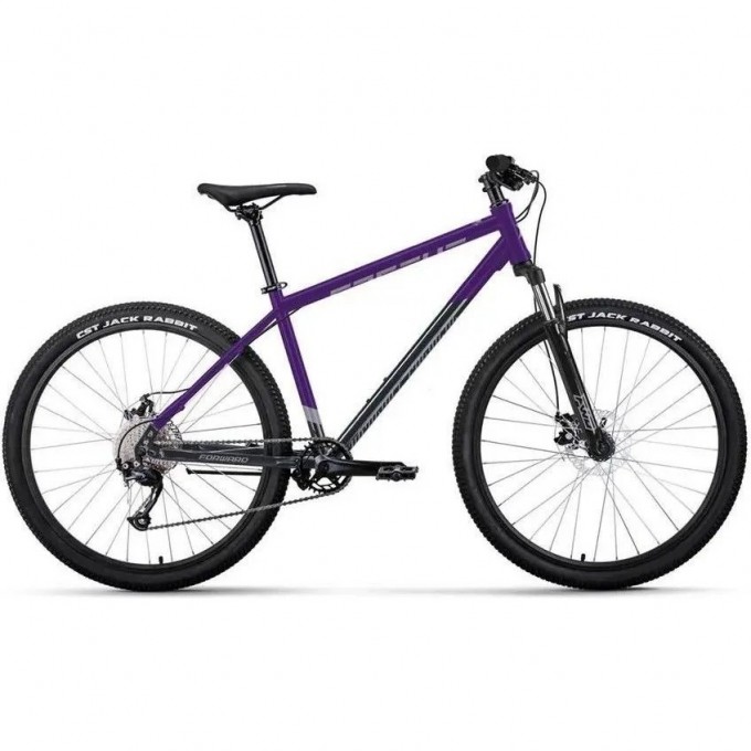 Велосипед FORWARD APACHE 27,5 2.0 D 27,5", рама 19", фиолетовый/темно-серый, 2023 RB3F780CAXBKXTQ Велосипед FORWARD APACHE 27,5 2.0 D 27,5", рама 19", фиолетовый/темно-серый, 2023 RB3F780CAXBKXTQ