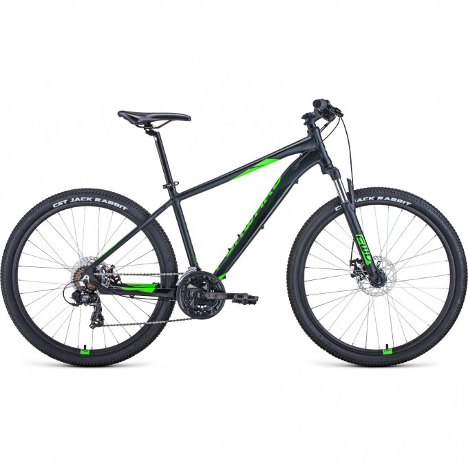 Велосипед FORWARD APACHE 27,5 2.0 disc 27,5", рама 21", черный матовый/ярко-зеленый, 2021 RBKW1M67Q027 Велосипед FORWARD APACHE 27,5 2.0 disc 27,5", рама 21", черный матовый/ярко-зеленый, 2021 RBKW1M67Q027