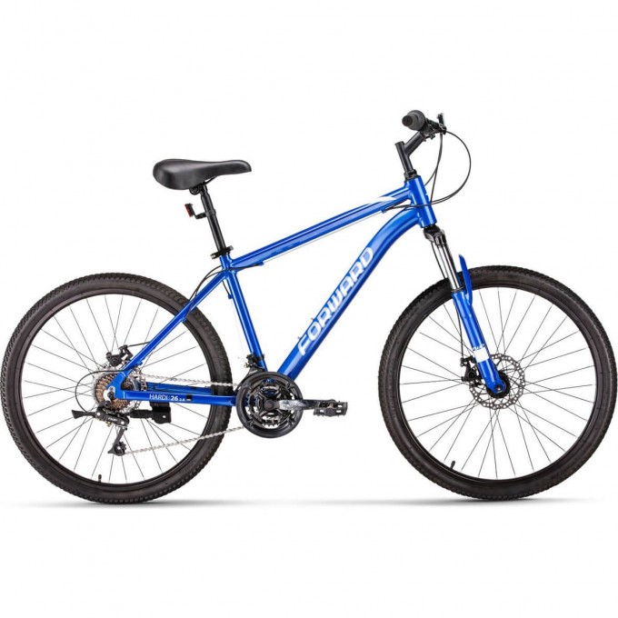Велосипед FORWARD HARDI 26 2.0 D FR, рама 18", 2023, синий/бежевый RB3F6M16BXBUXBE-FR Велосипед FORWARD HARDI 26 2.0 D FR, рама 18", 2023, синий/бежевый RB3F6M16BXBUXBE-FR