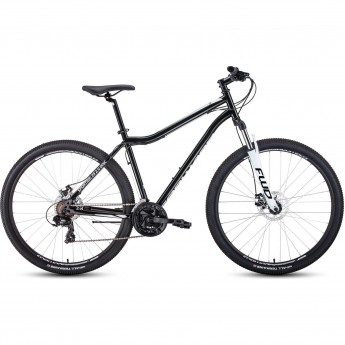 Велосипед FORWARD SPORTING 29 2.0 disc (2020) черный/белый с рамой 17"