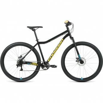 Велосипед FORWARD SPORTING 29 X (2021) черный/золотой с рамой 21"