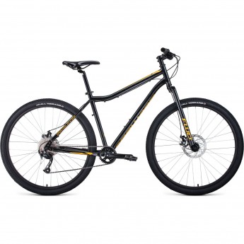 Велосипед FORWARD SPORTING 29 X disc (2020) черный с рамой 17" Велосипед FORWARD SPORTING 29 X disc (2020) черный с рамой 17"