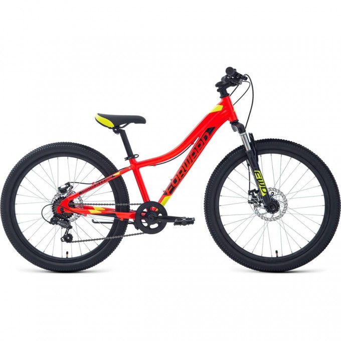 Велосипед FORWARD TWISTER 24 2.0 D 24", рост 12", красный/ярко-зеленый, 2023 RB3F47152XRDBGN Велосипед FORWARD TWISTER 24 2.0 D 24", рост 12", красный/ярко-зеленый, 2023 RB3F47152XRDBGN