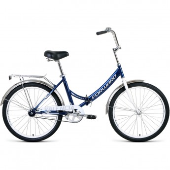 Велосипед FORWARD VALENCIA 24 1.0 (2020) темно-синий/серый Велосипед FORWARD VALENCIA 24 1.0 (2020) темно-синий/серый